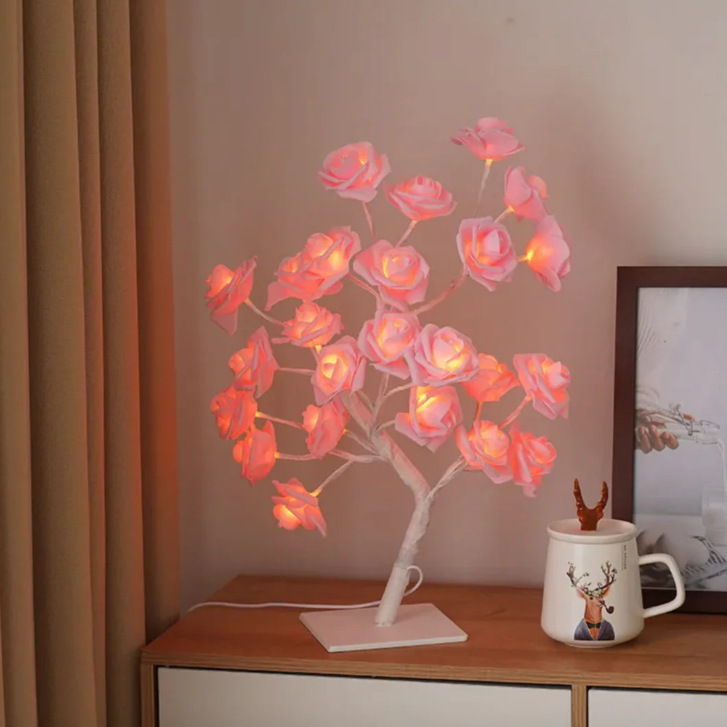 Luminous Rose Tree