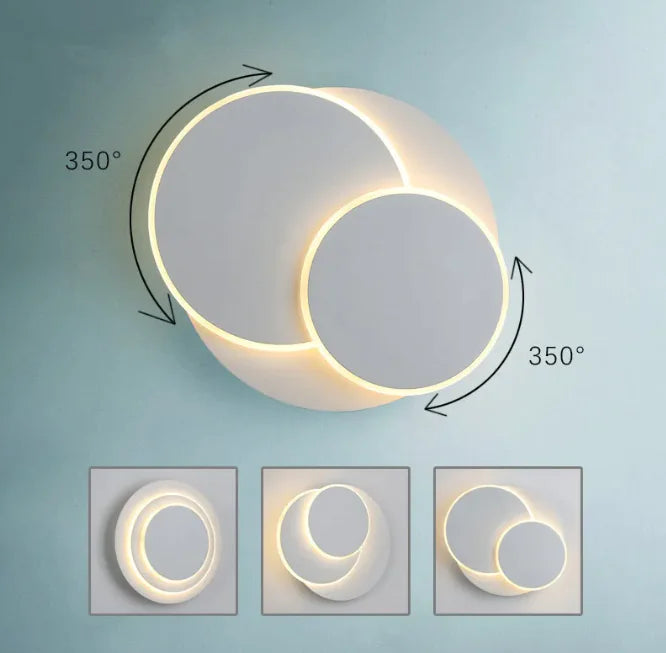 Tri Moon Wall Lamp